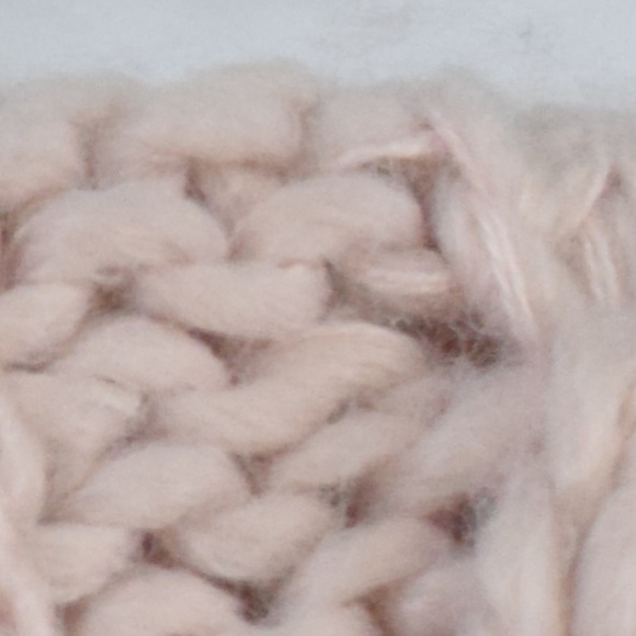 Marled by Reunited Chunky Knit Blush and Pearl Sweater - Picture 8 of 8